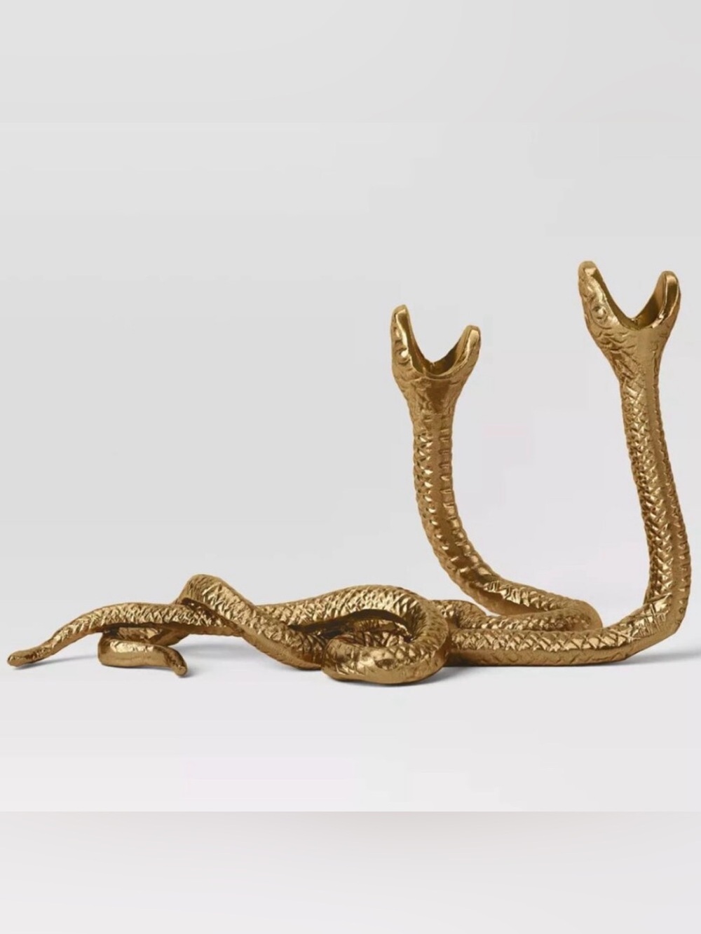 Threshold Double Snake Taper Candle Holder
